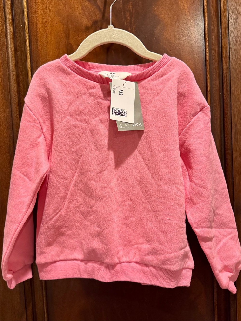 H&M Pink Crewneck Sweatshirt for Kids